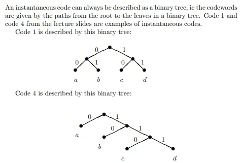 information theory - Prefix-Free vs Uniquely Decodable Codes - Mathematics  Stack Exchange